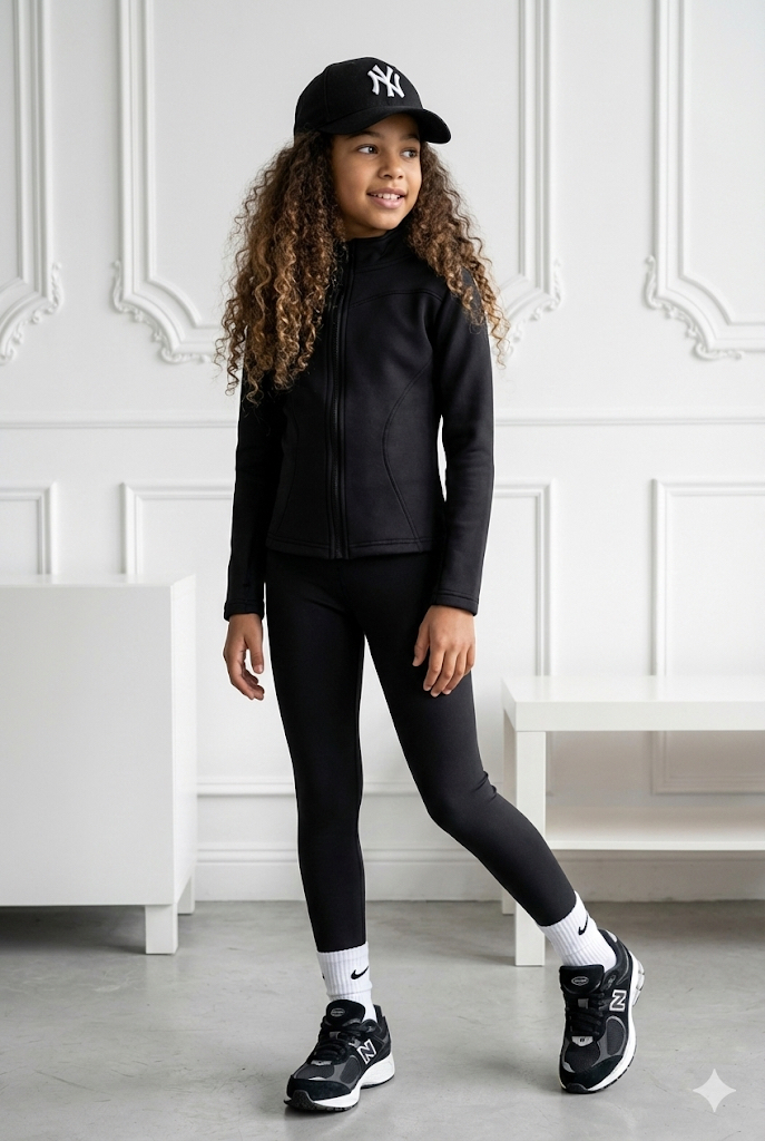 ensemble sport noir enfant