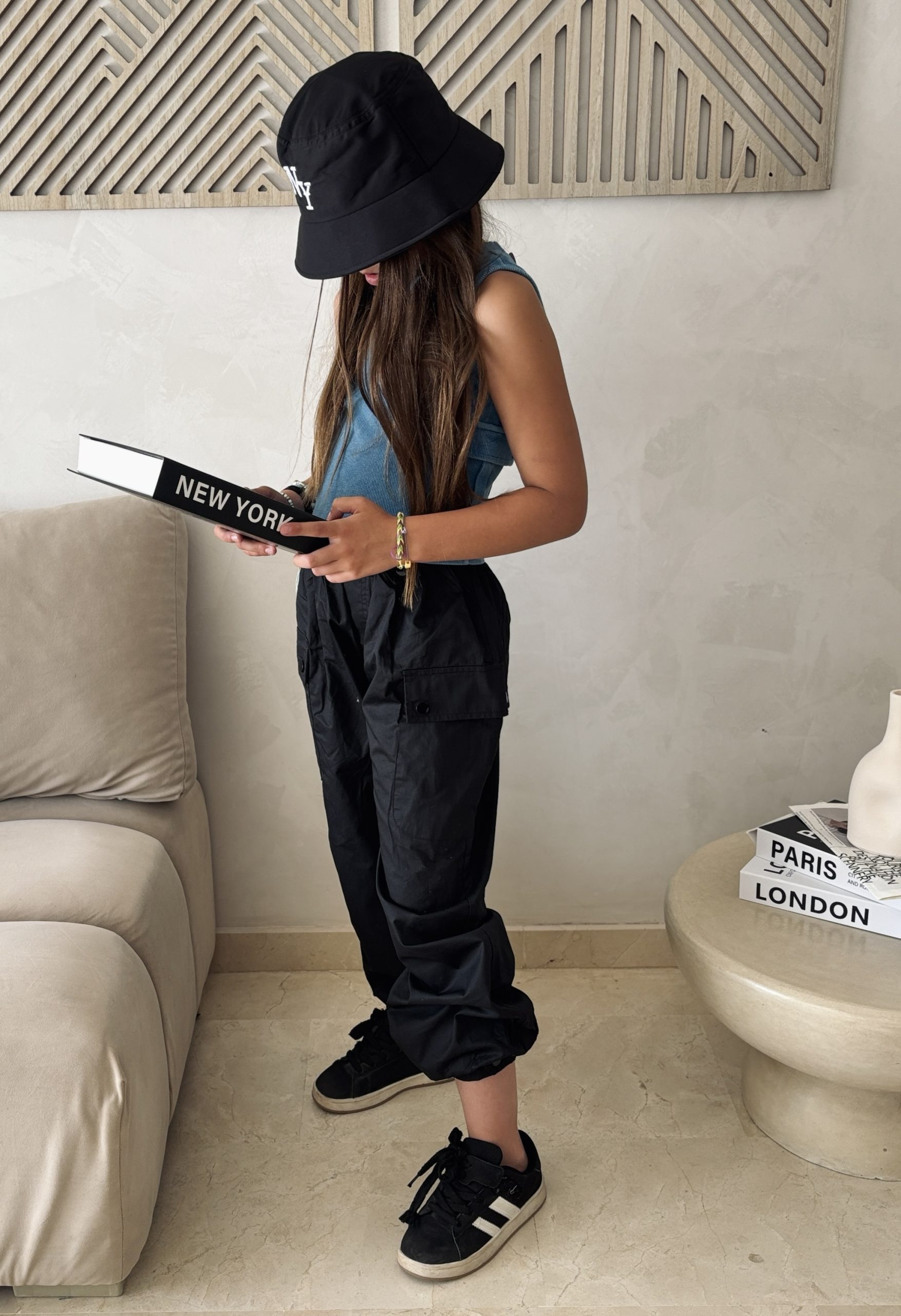 cargo noir enfant