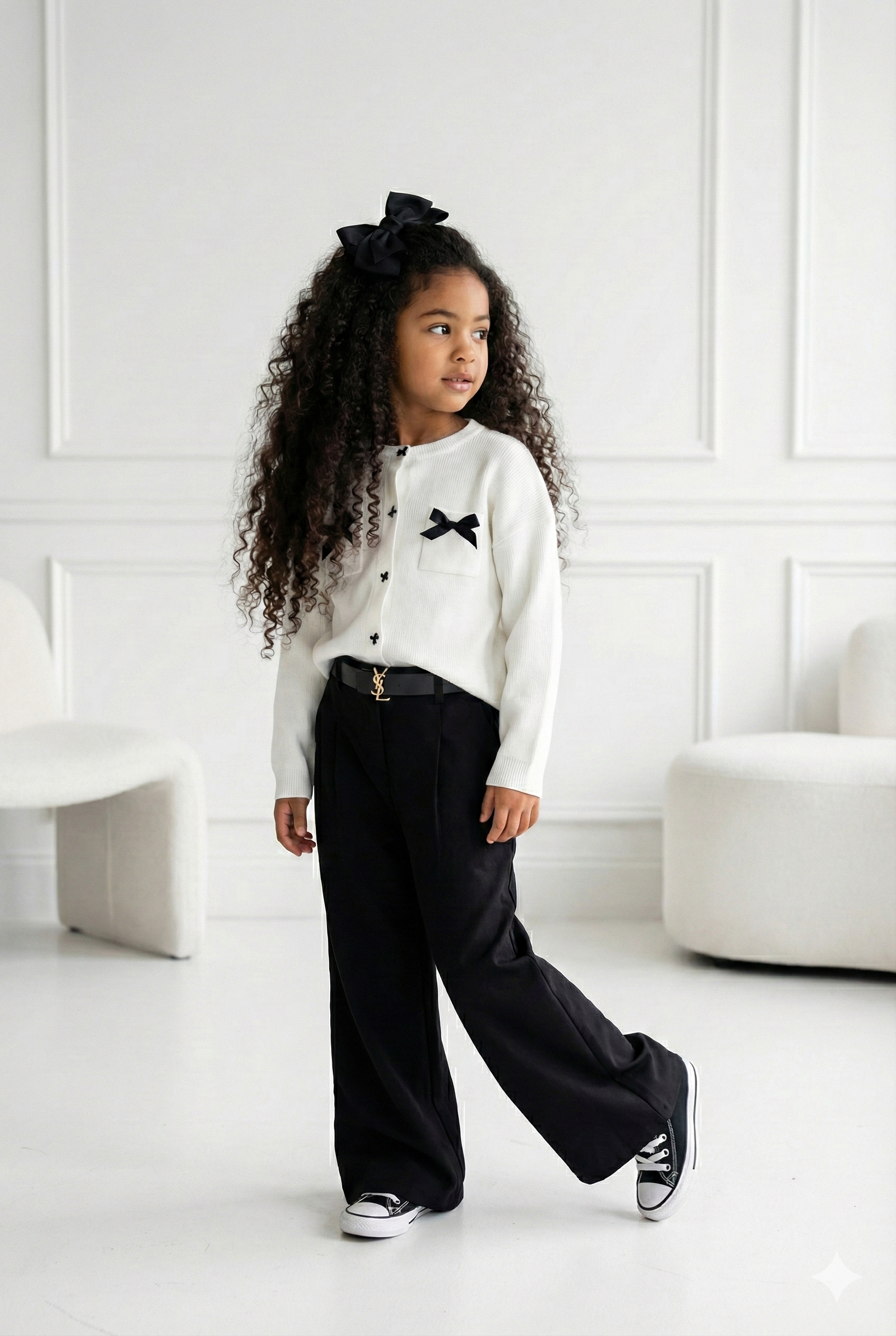 pantalon avec ceinture enfant