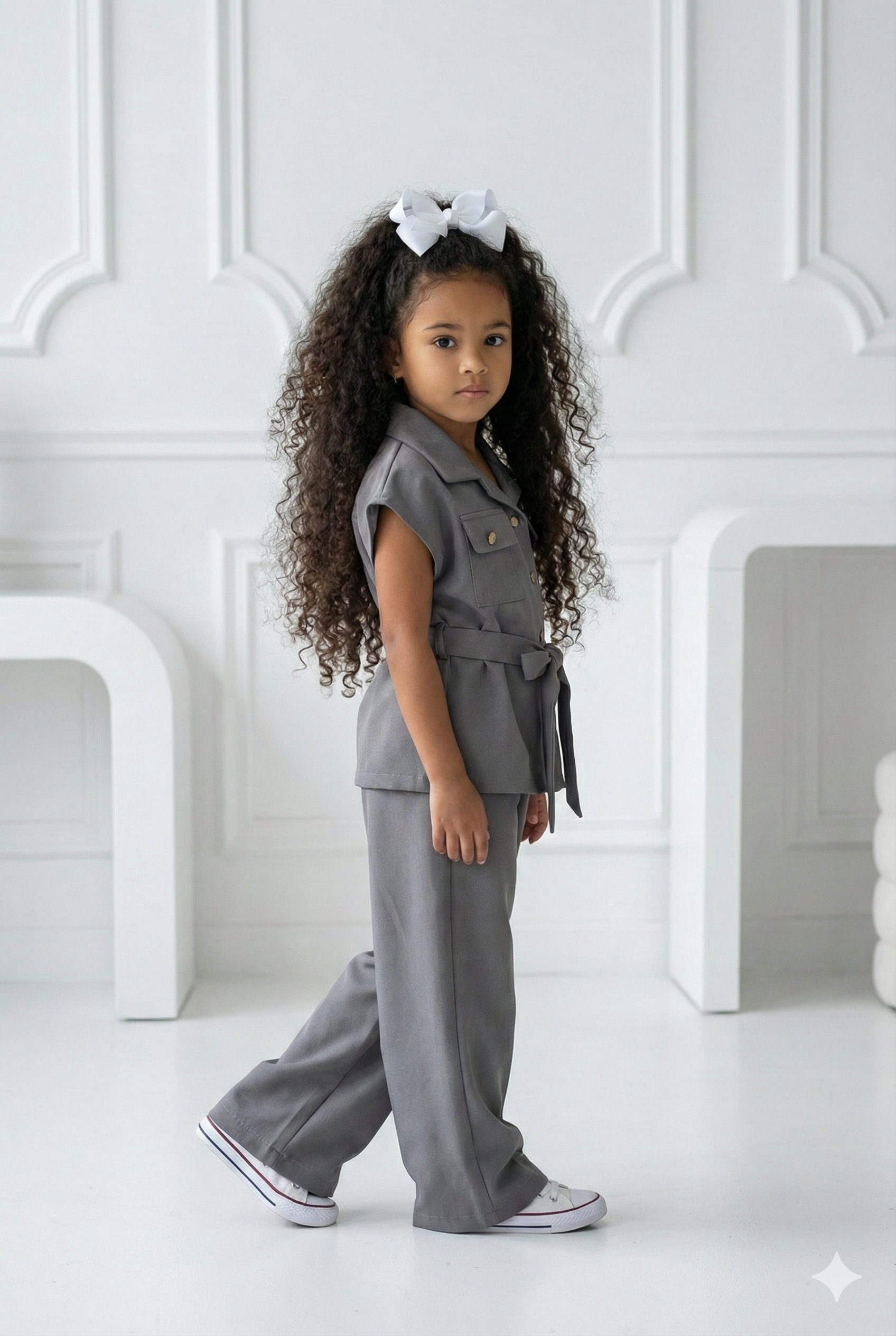 ensemble gris enfant