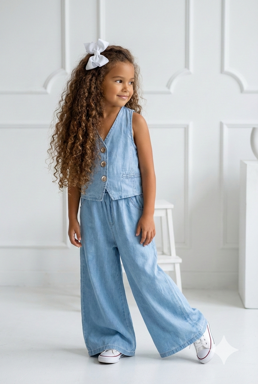 ensemble jeans fluide enfant