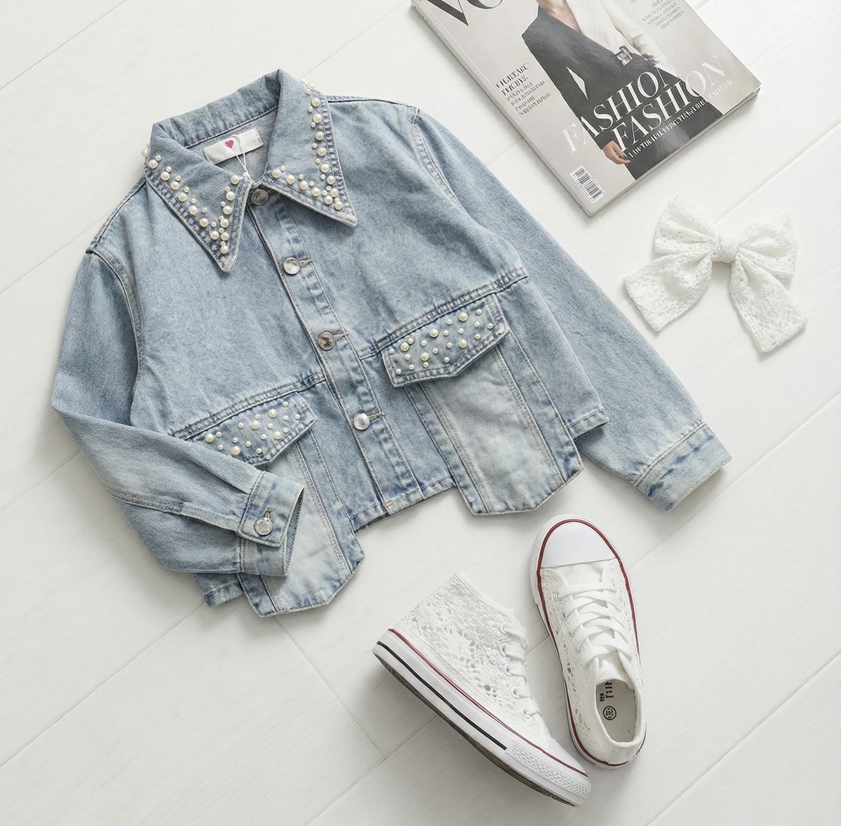 surchemise / veste perlée enfant