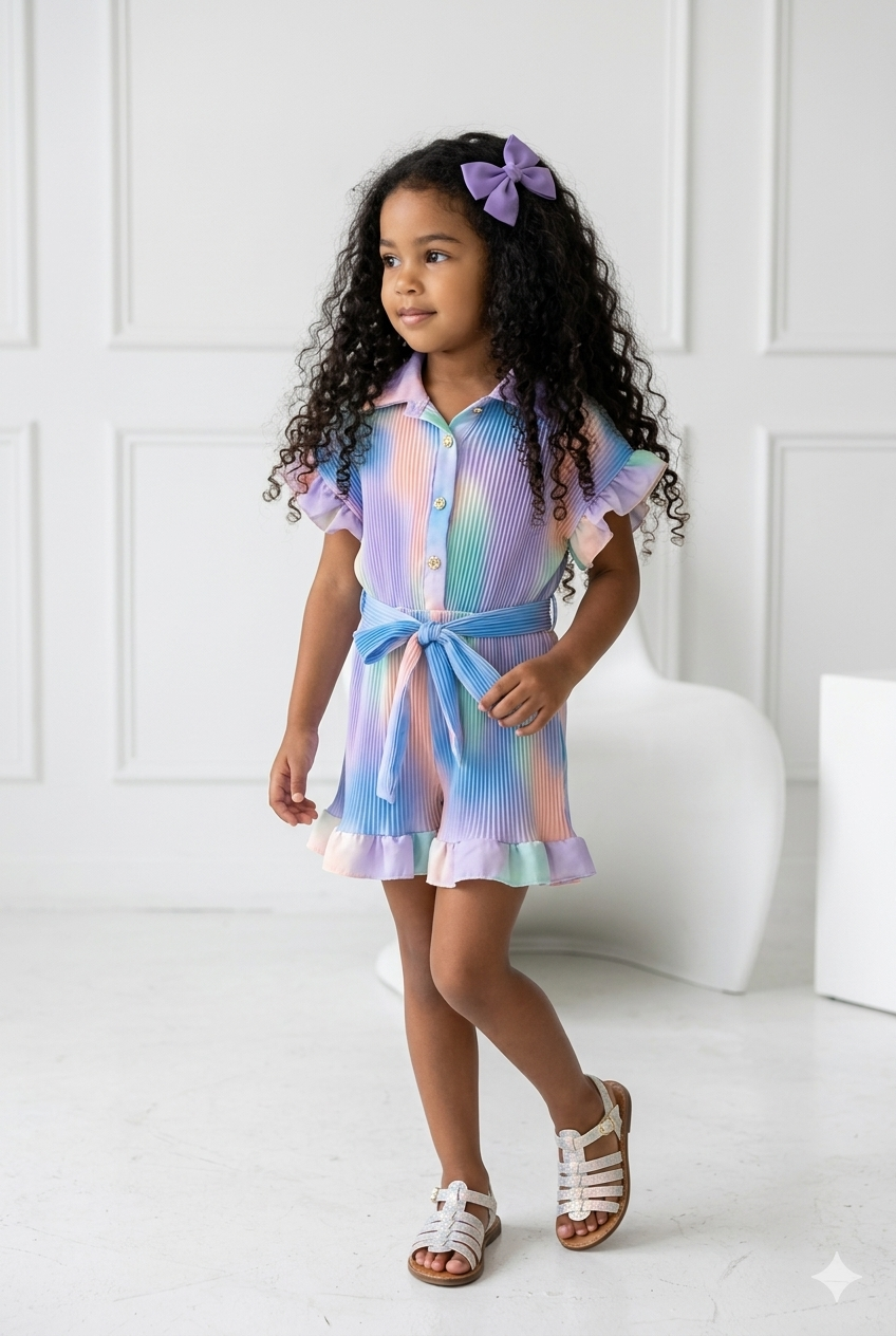 combi-short colorée enfant