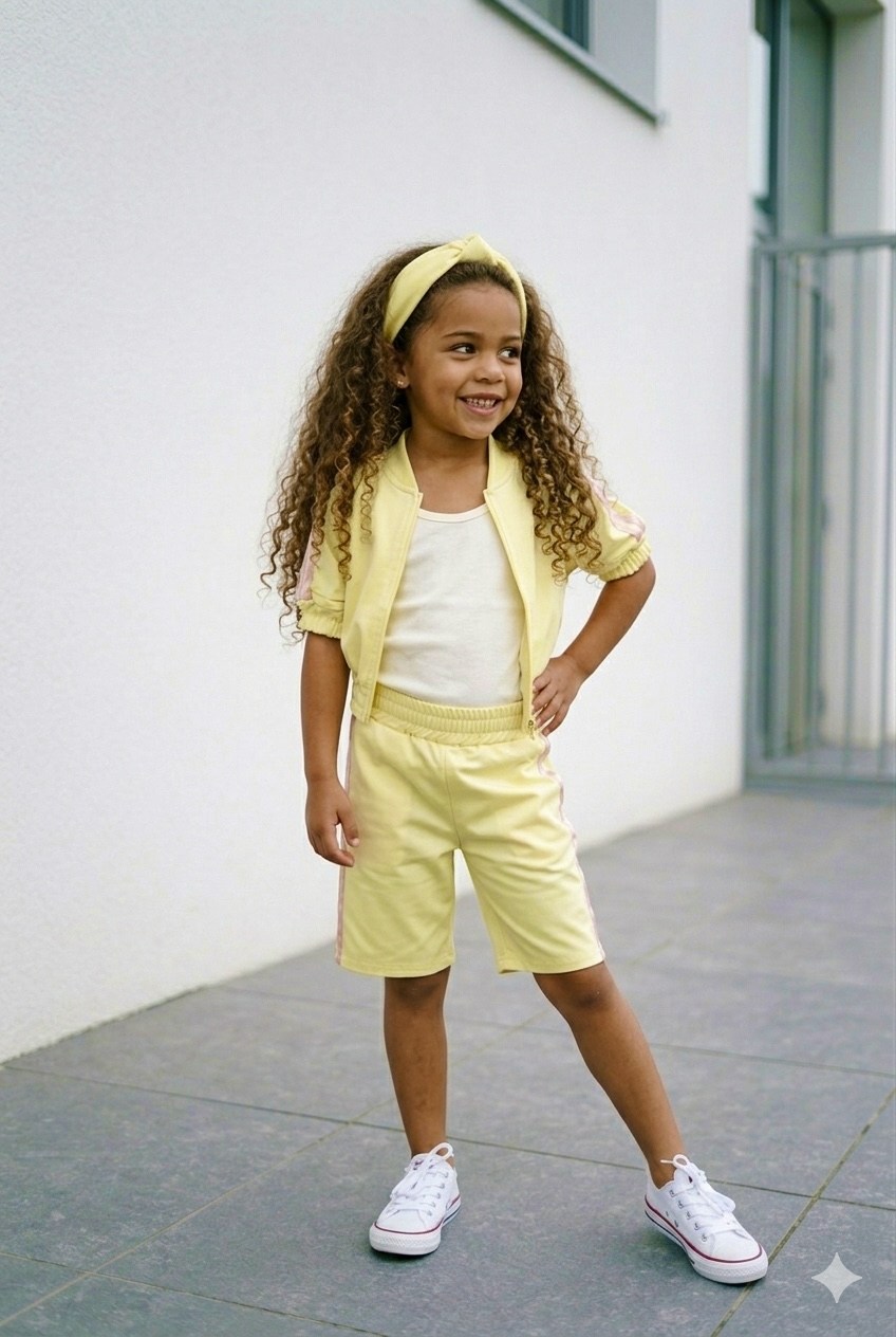 Ensemble 2 pièces enfant jaune