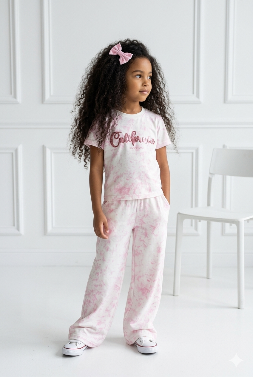 ensemble california blanc enfant