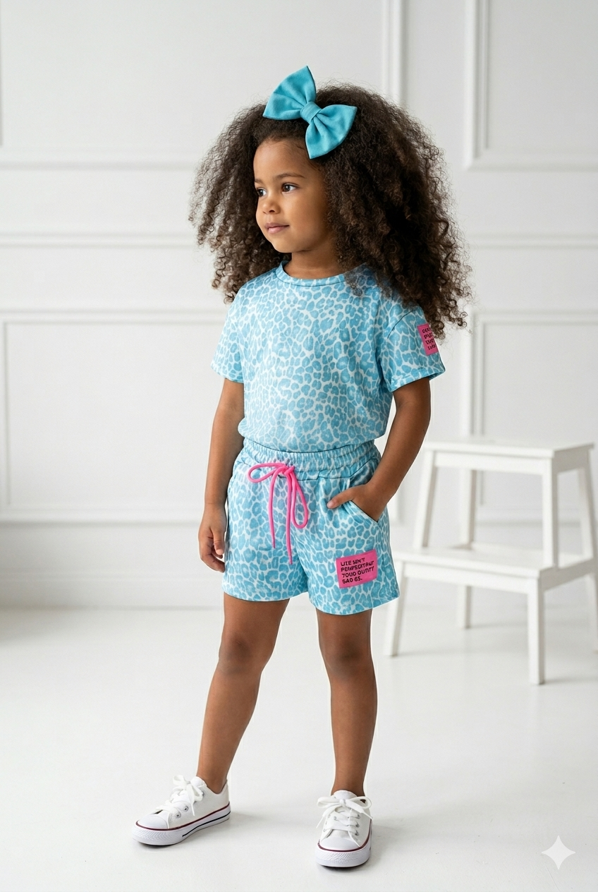 ensemble léopard enfant