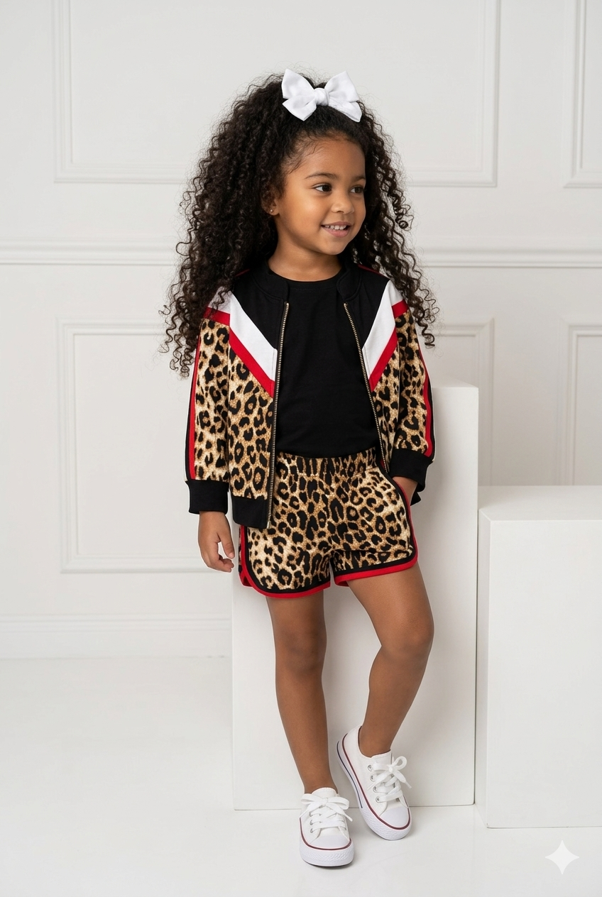 ensemble short et veste enfant