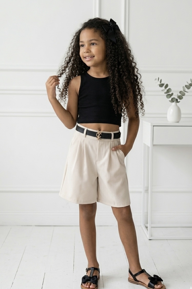 bermuda beige enfant