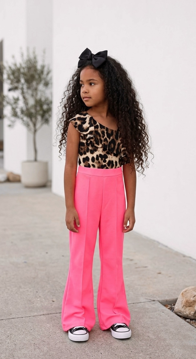 combi pantalon bi colore enfant