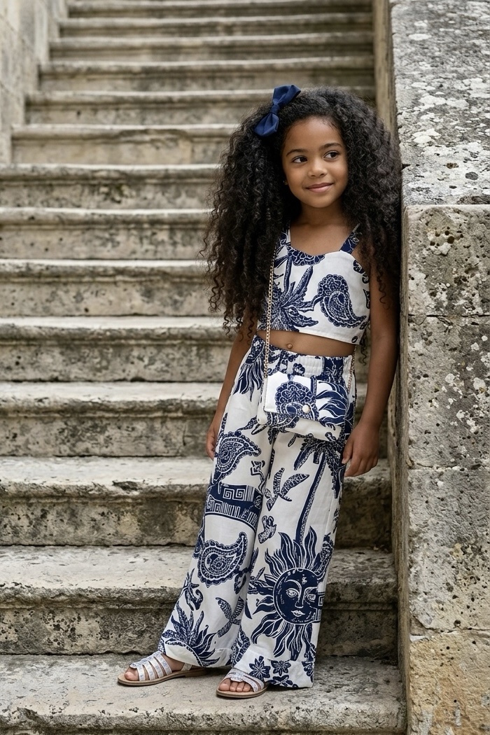 ensemble palazzo avec sac enfant