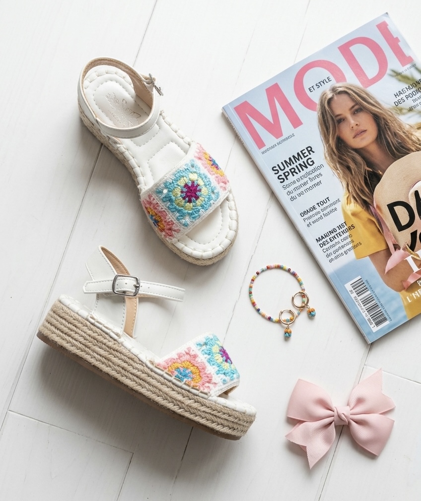sandale maille enfant