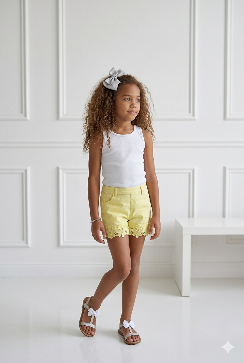 short broderie enfant