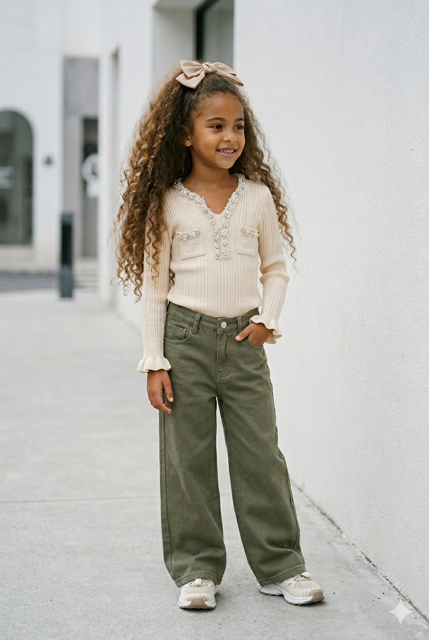 jeans kaki enfant