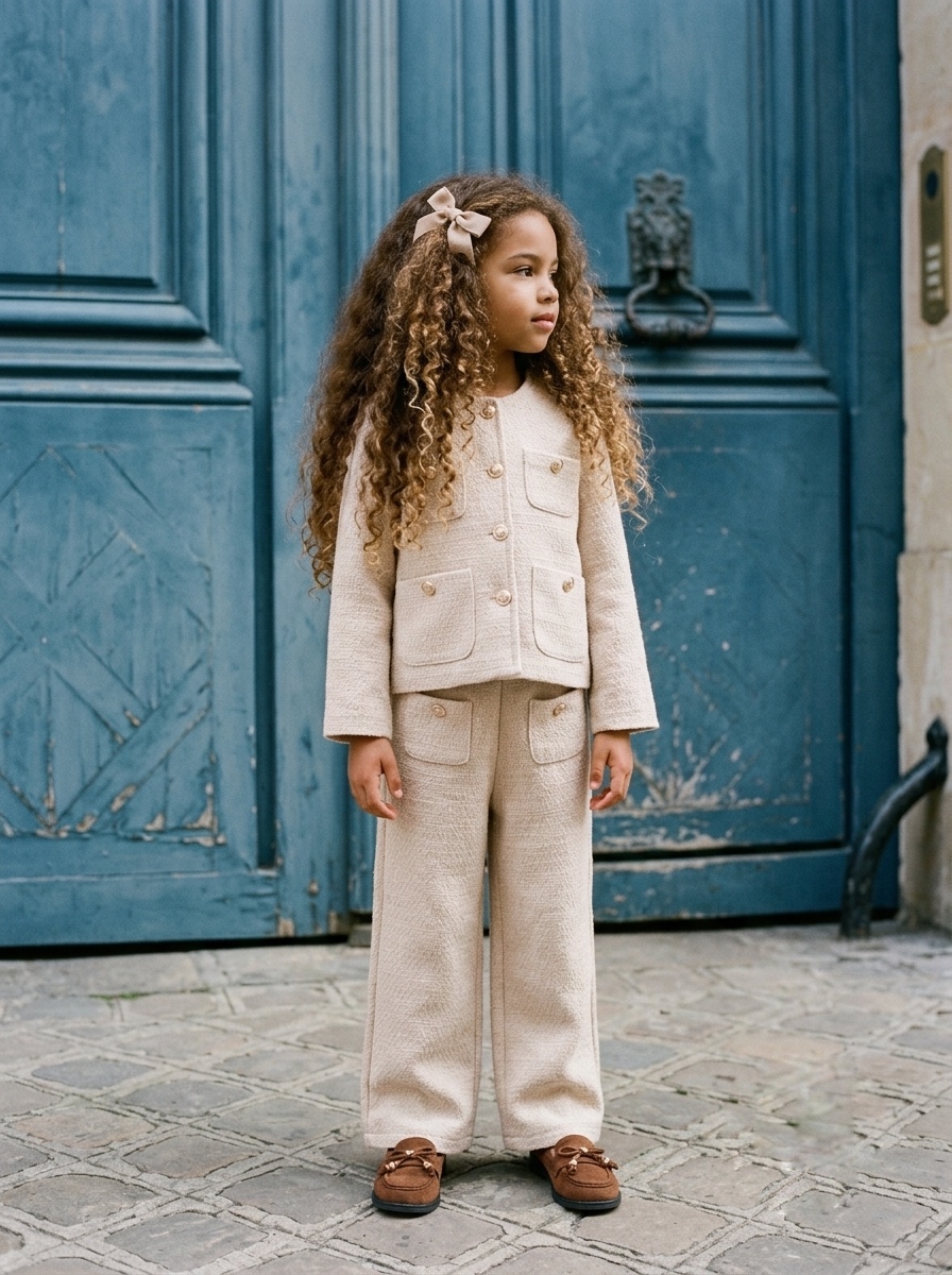 ensemble beige enfant