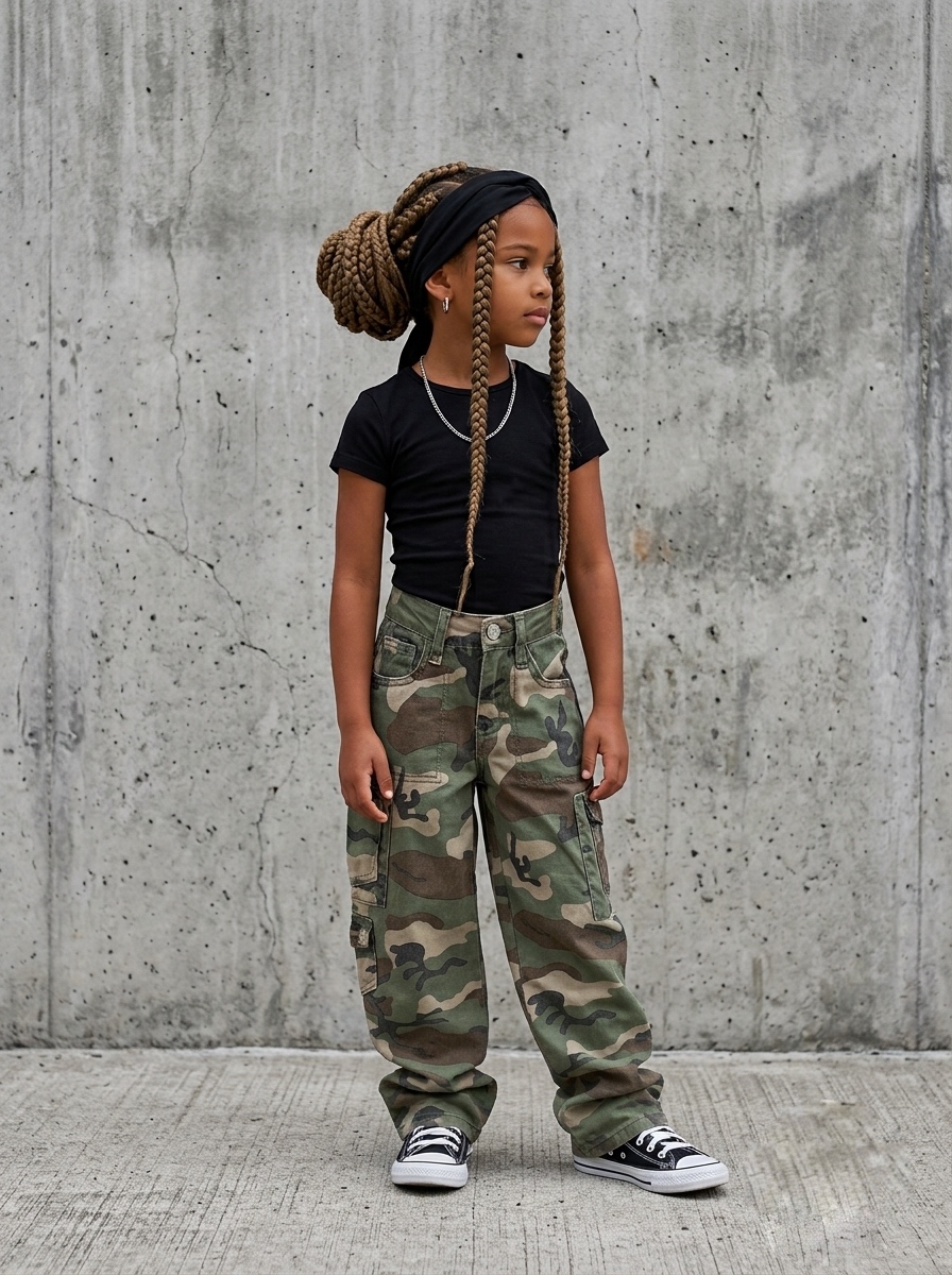 pantalon camouflage enfant